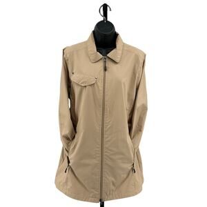 North End Jacket WMNS L Brown Excursion Ambassador Collared Outdoor Performance